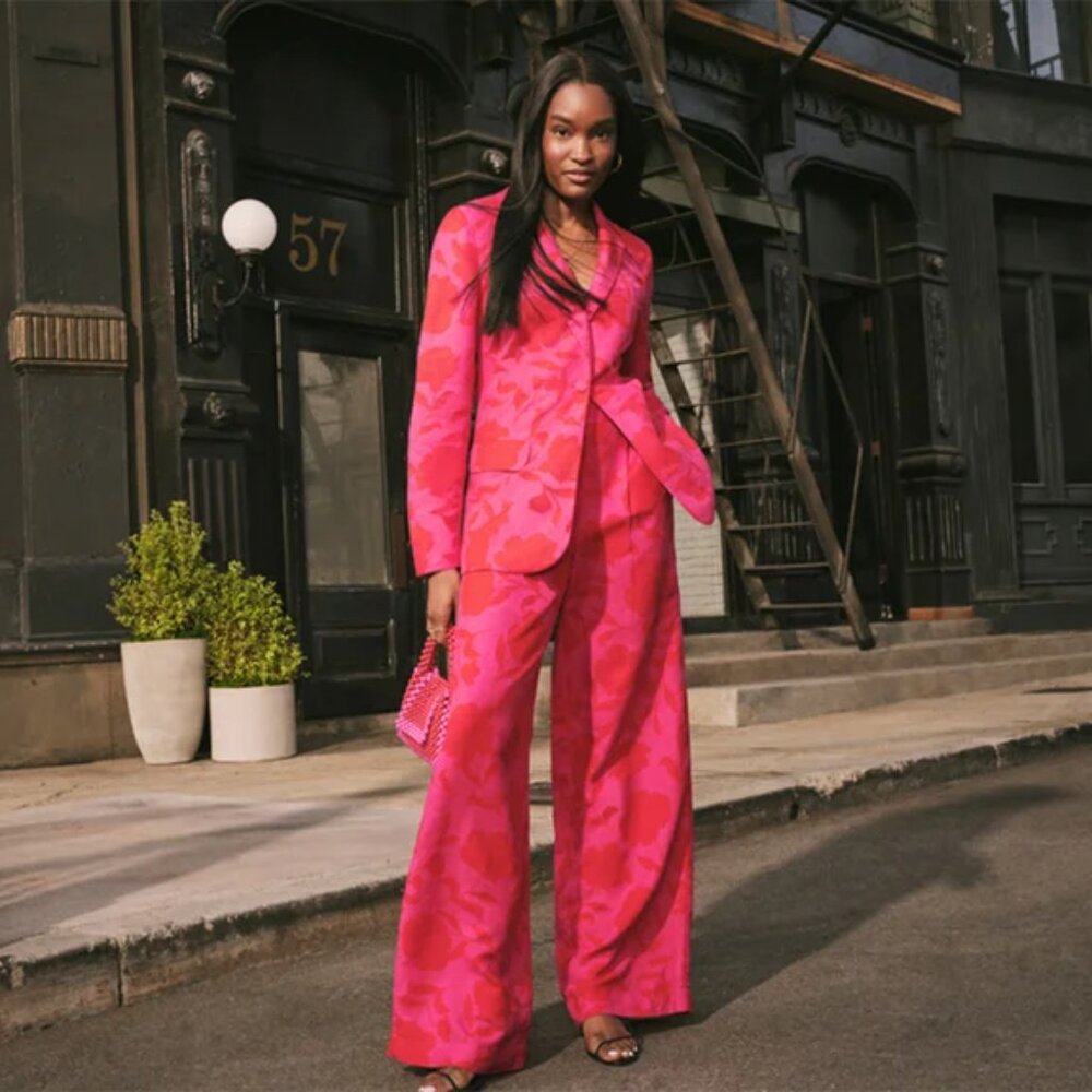 Women's Classic Rose Blazer - Kate Spade New York x Target Pink/Red